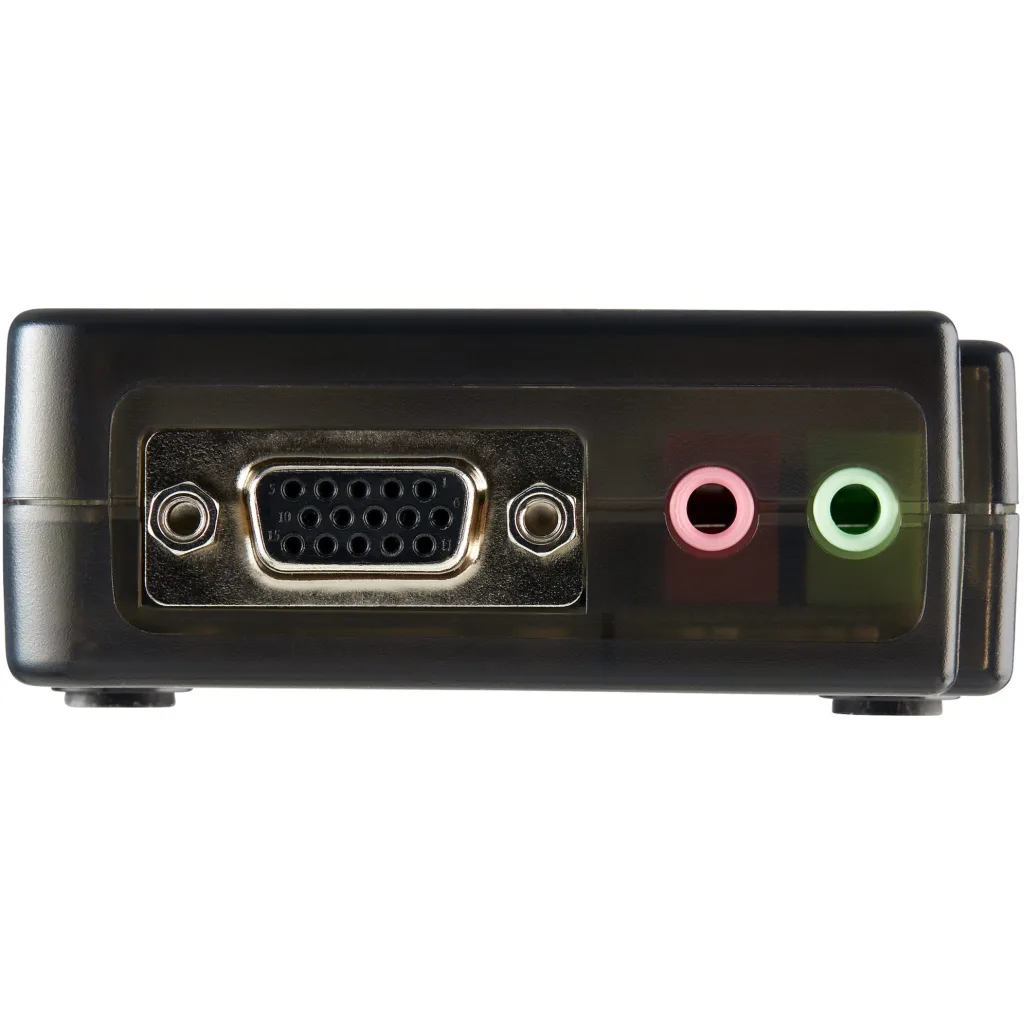 Imagen 4 de Juego de Conmutador Switch KVM 4 Puertos Video VGA USB 2.0 con Cables y Audio