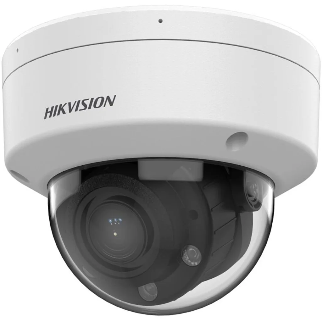 Cámara Domo Hikvision 2MP DualLight WDR IR 30mt IP67 IK08 VF 2.8-12mm