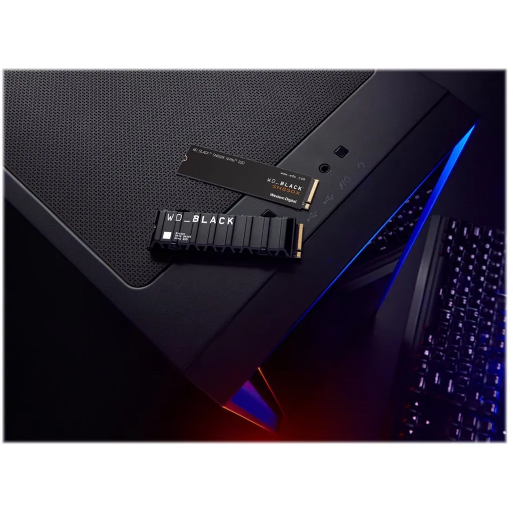 Imagen 5 de Unidad SSD Western Digital Black SN850x 1TB M.2 22*80 PCIe4x4 L7300MB/s E6300MB/
