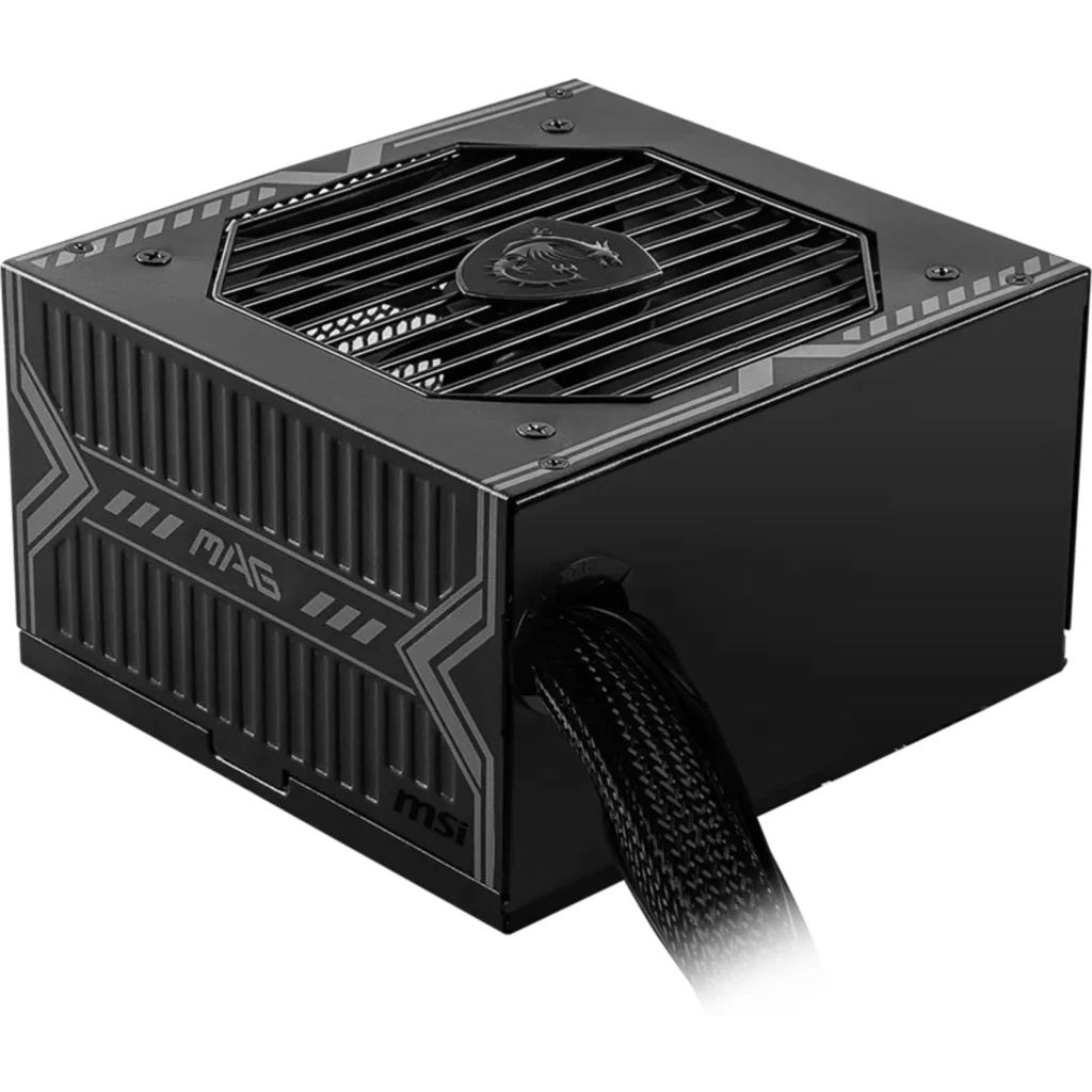 Imagen 4 de Fuente de Poder MSI MAG A650BN 650W 80 Plus Bronce No Modular PFC Act ATX Negro