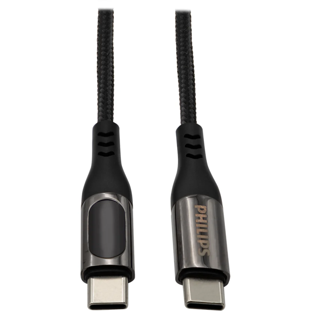 Imagen 1 de DLPC9100B CABLE PHILIPS USB-C A USB-C C/PANTALLA 1M 100W MAX