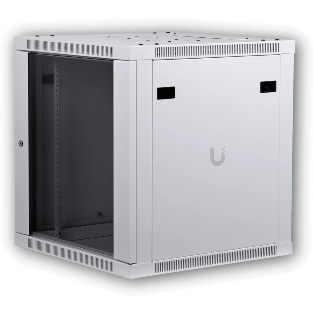 Imagen 4 de UBIQUITI Blanco 12U 60cm-Fondo Puerta-Vidrio Gabinete Rack Pared Muro