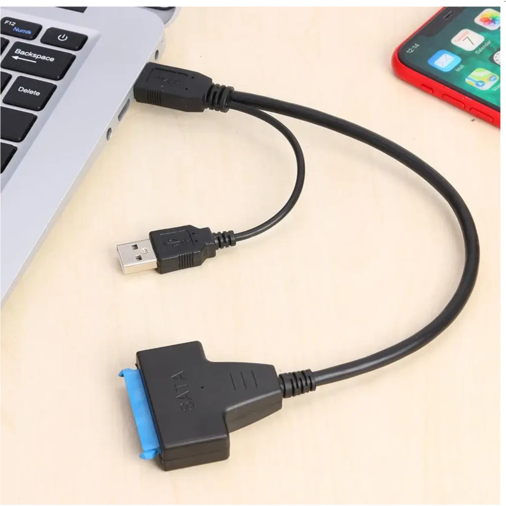 Imagen 3 de Adaptador SATA 1-USB3.0 DiscoDuro Externo 2,5/3,5 req-12 USB2.0