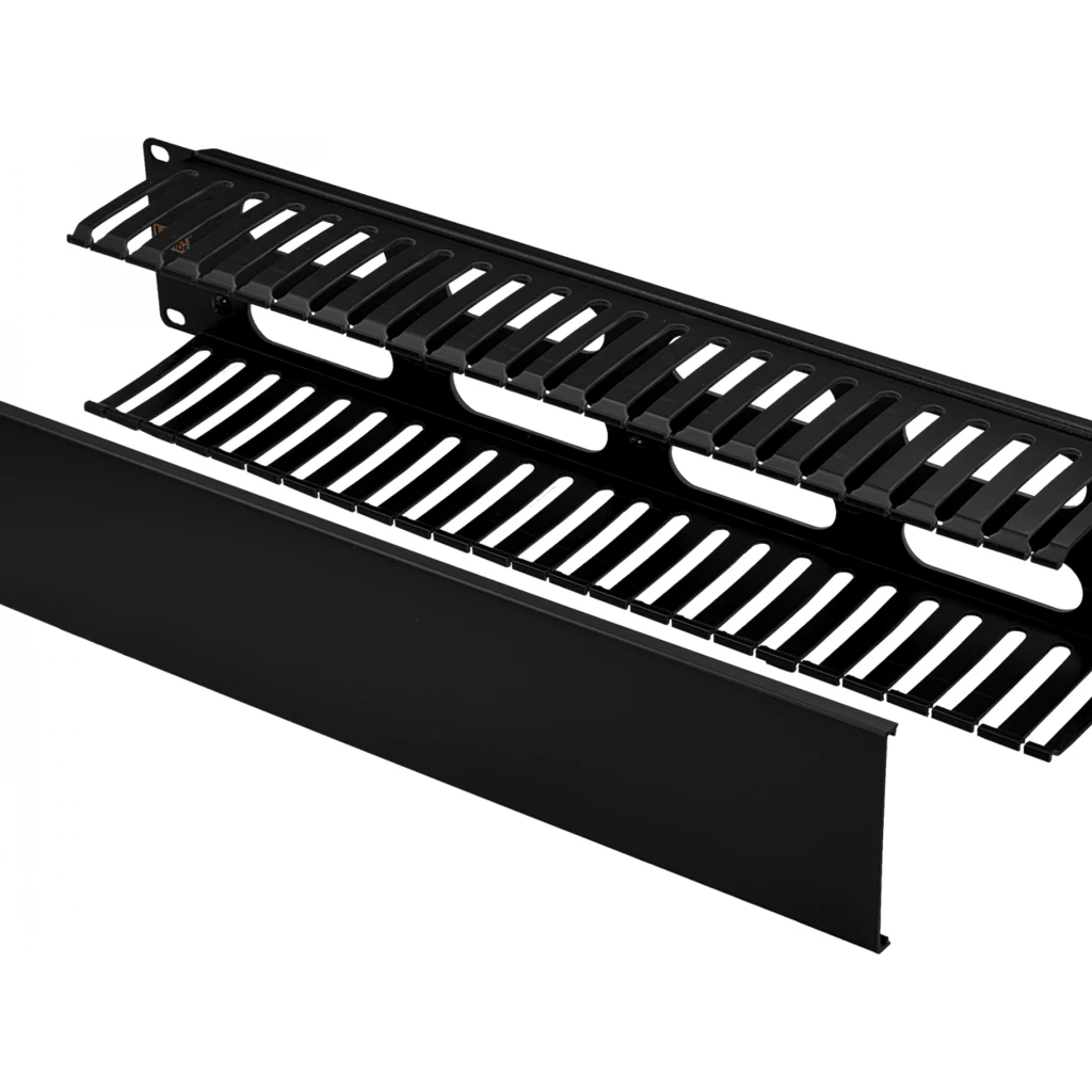 Imagen 2 de Ordenador de Cables LinkMade RAD-2PL Metal/Plastico 2U Color Negro