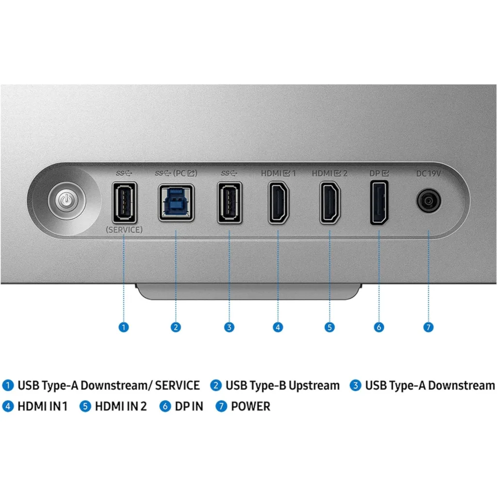Imagen 13 de Monitor Vision 3D Gamer Samsung G90XF 27" 4K sin lentes IPS 165Hz Pivoteable