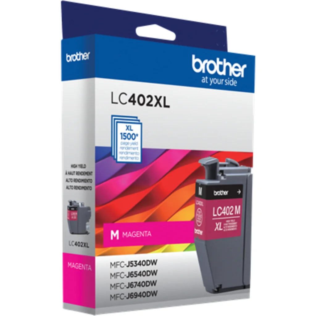 Imagen 5 de Cartridge Brother LC402XLCS Magenta MFC J5340DW J6740DW J6540DW J6940DW 1.500Pág