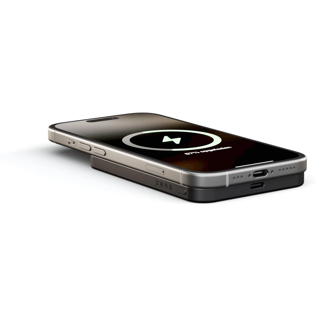 Imagen 2 de Bateria 5.000 mAh carga magnetica 15W Qi2 Zens negra