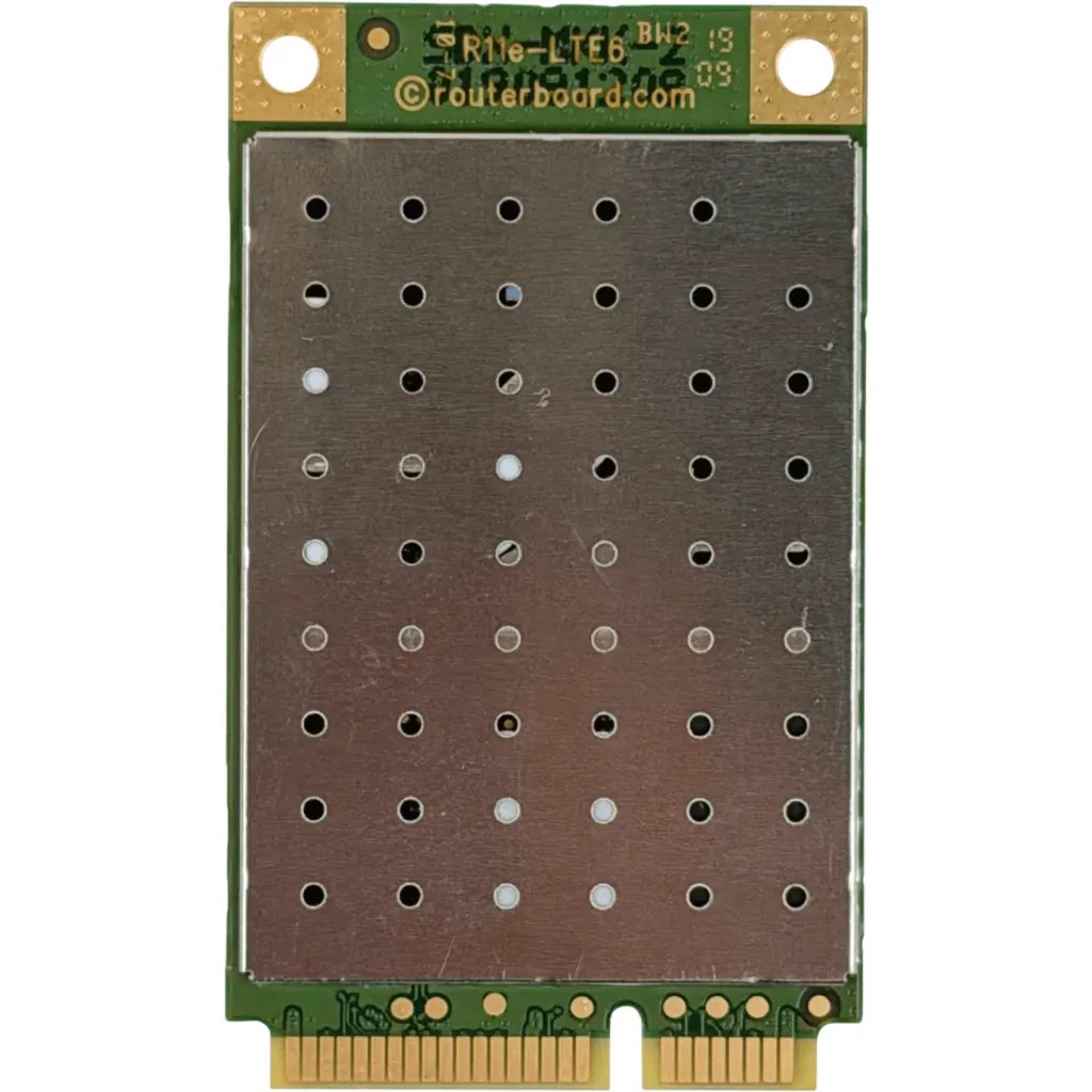 MIKROTIK 2-U.FL LTE CAT6 300/50mbps Aggregation 3G-R7R8 2G-12 MiniPCIe