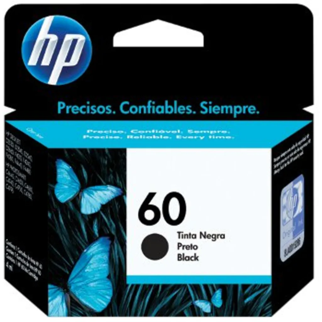 Imagen 4 de Cartridge de Tinta HP 60 Negro para Deskjet Envy Photosmart 4ml 200pag