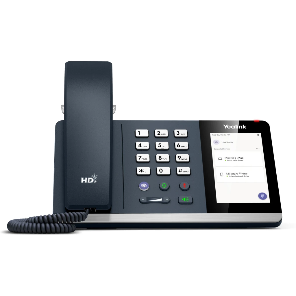 Imagen 2 de Telefono Yealink MP50, USB Pantalla Touch 4" para Microsoft Teams, Incl Fuente P