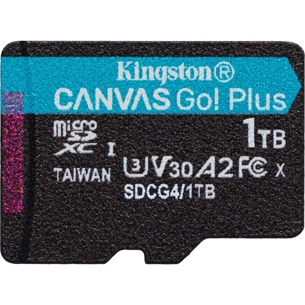 Imagen 1 de Memoria MicroSDXC 1TB Kingston Canvas Go Plus Cat10 UHS-I U3 V30 A2 Lec200MB/s