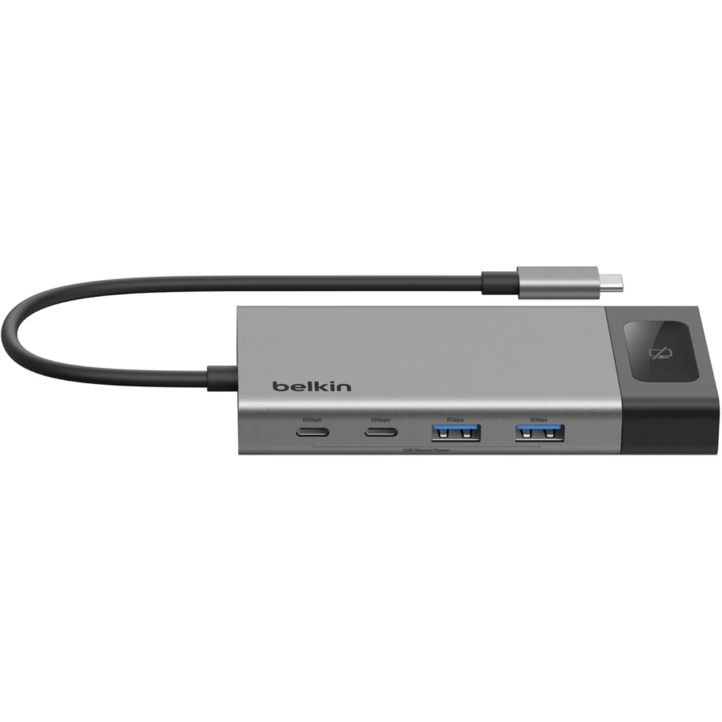 Imagen 3 de HUB Belkin INC027DQSGY, 8en1 USB-C a 2*USB-C USB-C PD 2*USB-A3.0 2*HDMI LAN
