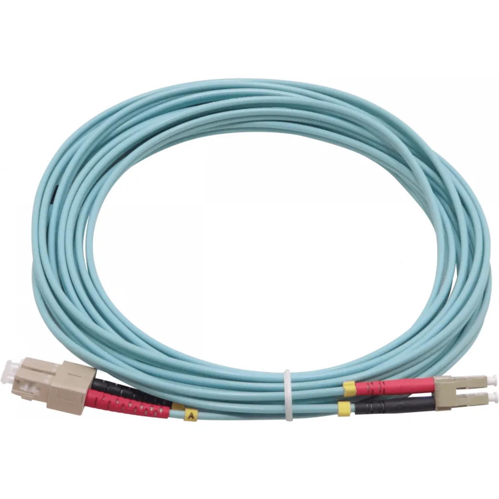 Imagen 2 de 5mt LC-SC OM3 MultiModo MM Duplex Jumper Fibra 50/125um 3.0mm LSZH 