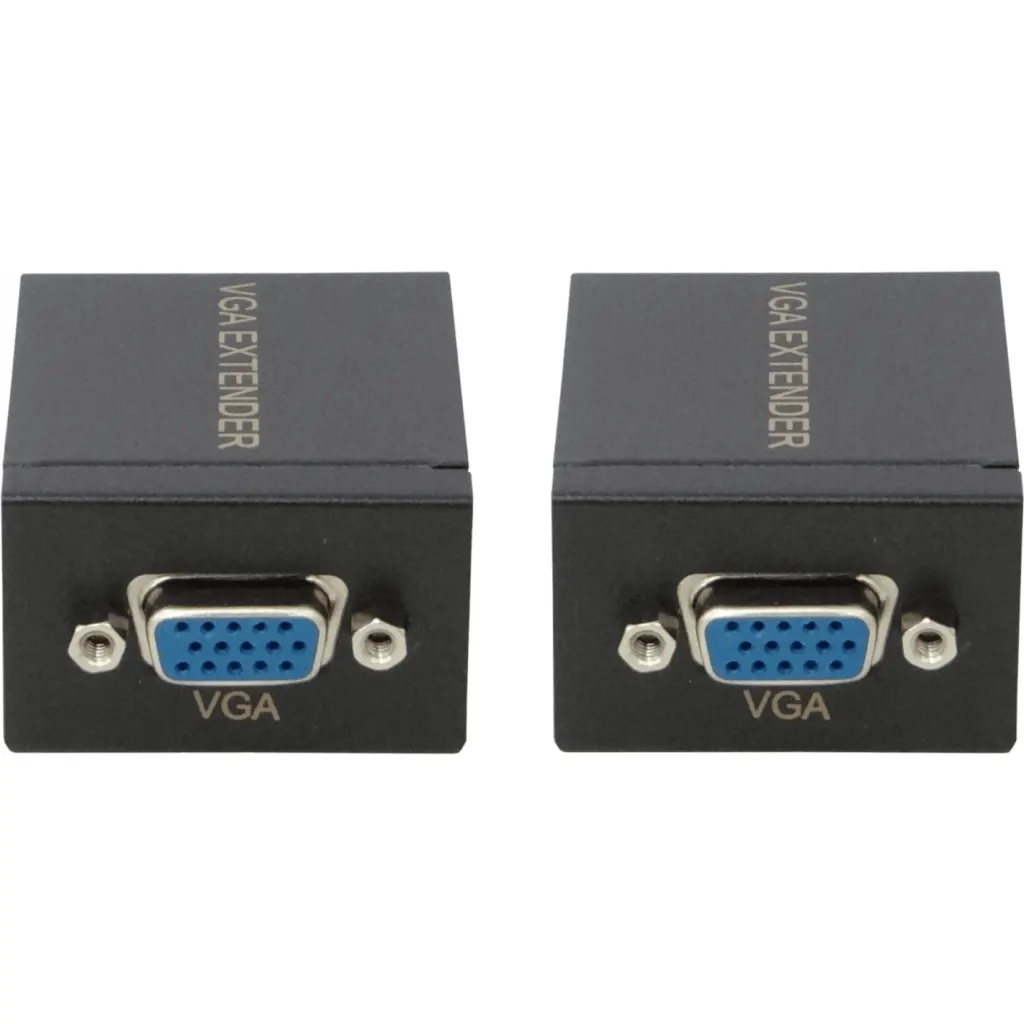 Imagen 1 de Extension Pasiva Pareja VGA-H UTP-RJ45 60mt no requiere fuentes poder