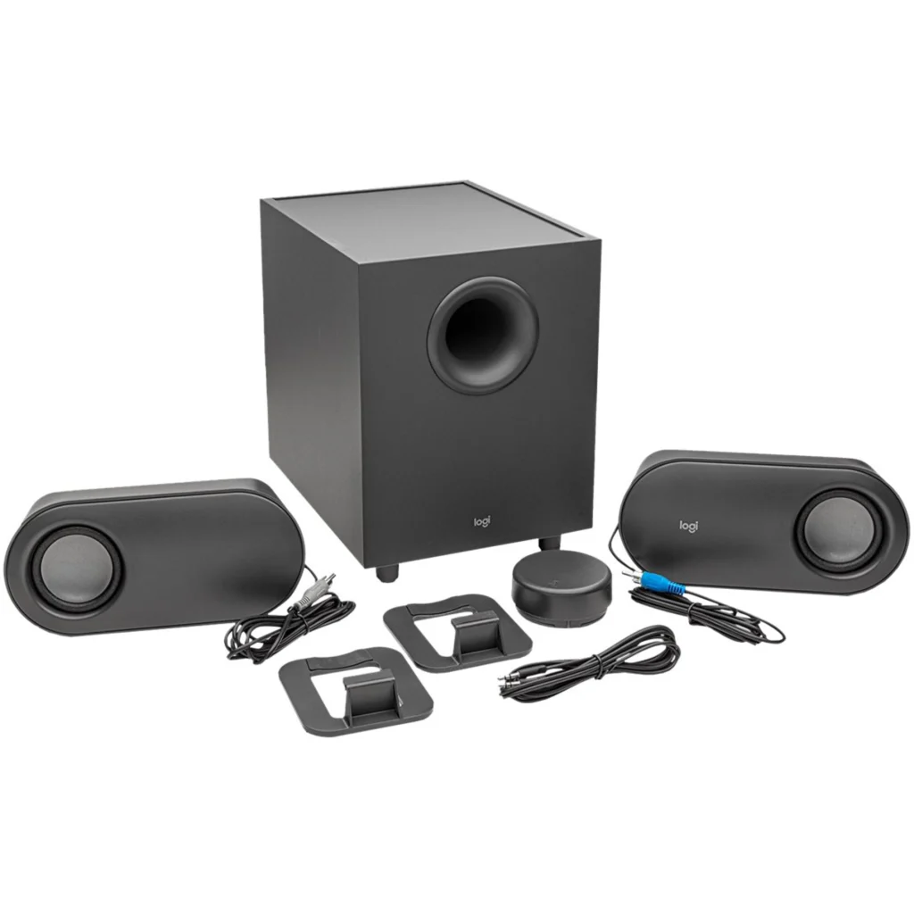 Imagen 13 de Parlantes Inalámbricos Logitech Z407 Reales40W Subw20W Ent. mUSB 3.5mm BT Negro