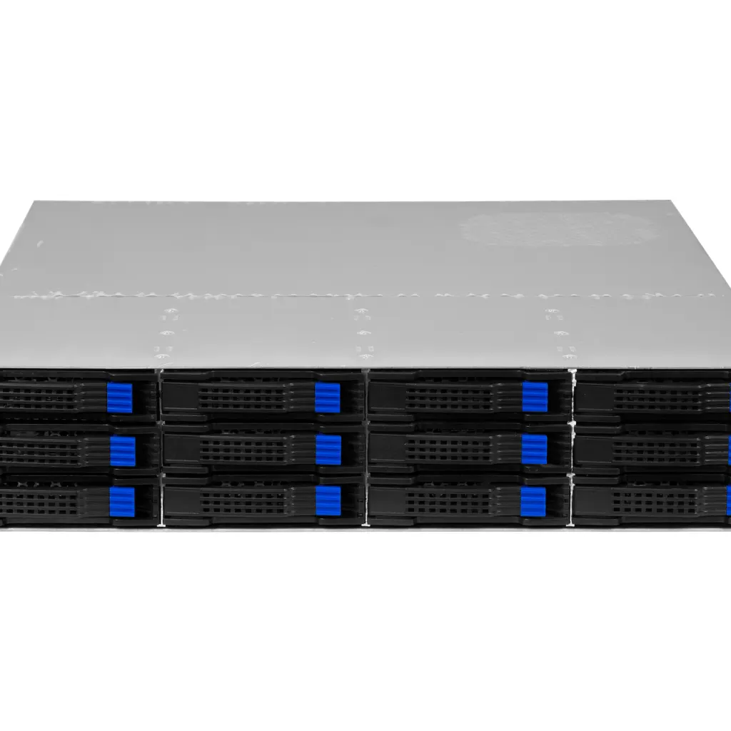 Imagen 3 de LINKMADE 2U Storage Case p/Rack 12x3,5-Hotswap MATX req/Fuente-ATX
