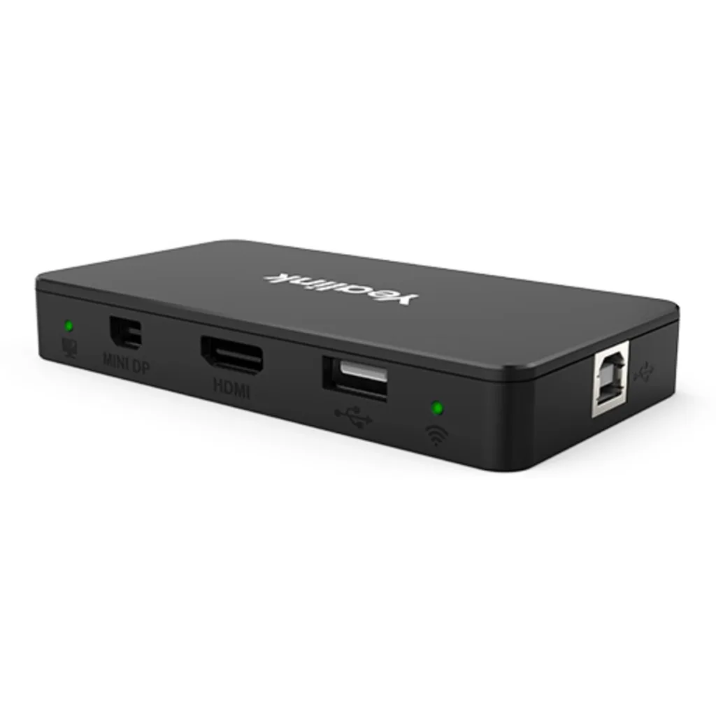 Yealink Sistema inalambrico para compartir contenido en reuniones.