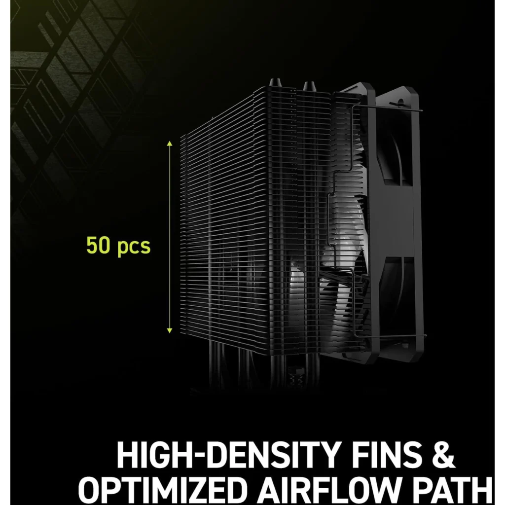 Imagen 2 de Disipador de CPU MSI MAG COREFROZR AA13 1 Vent ARGB, Intel LGA 1700/1851 AM4/AM5