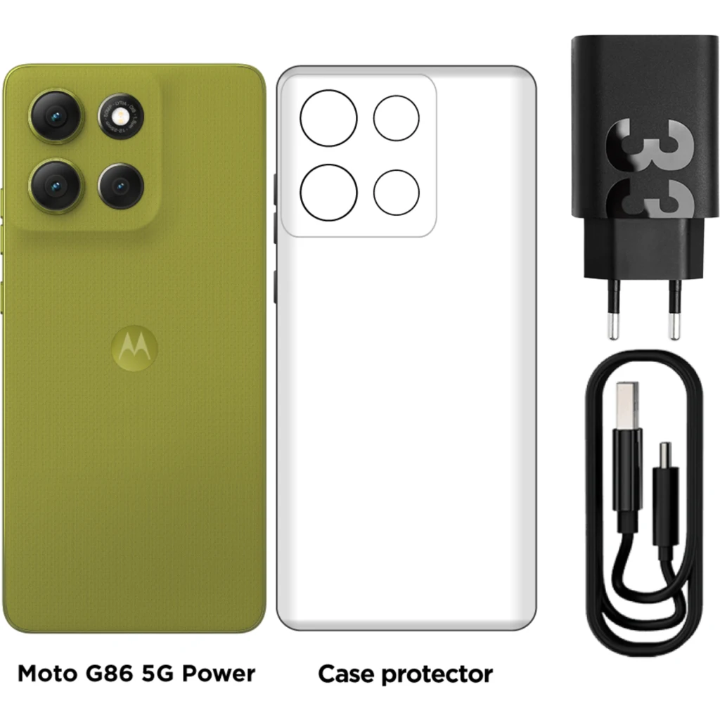 Imagen 4 de Celular Motorola Moto G86 Power 8-Core 8GB/256GB 6.67' 5G WiFi Bt NFC Verde