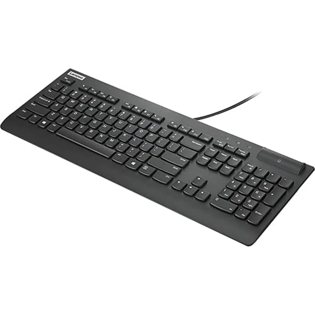 Teclado Alámbrico c/Lector de Tarjetas Lenovo Smartcard II, Indicadorr LED USB