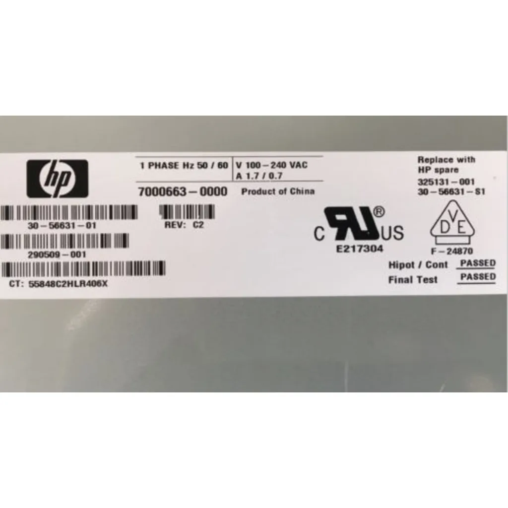 Imagen 2 de HP 103W Fuente Poder HotPlug para Hv110 Hsv110