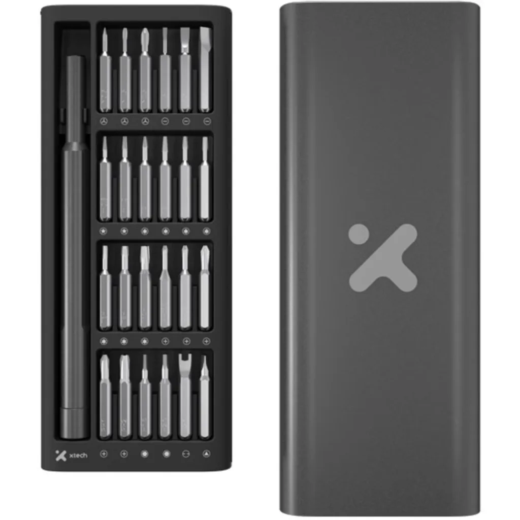 Xtech - 25-in-1 High-Precision Screwdriver Kit - S2 Steel and Al Alloy XTA-820