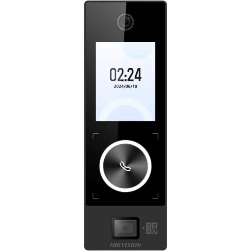 Control de Acceso Reconocimiento Facial WIFI Hikvision IP65 Proxy/Huella Min Moe