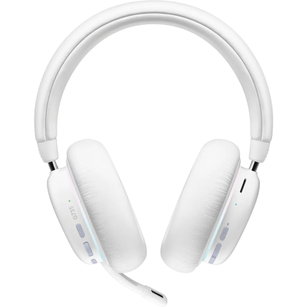 Imagen 1 de Audífonos Gamer Inalámbricos Logitech G735, RGB Wireless Lightspeed Color Blanco