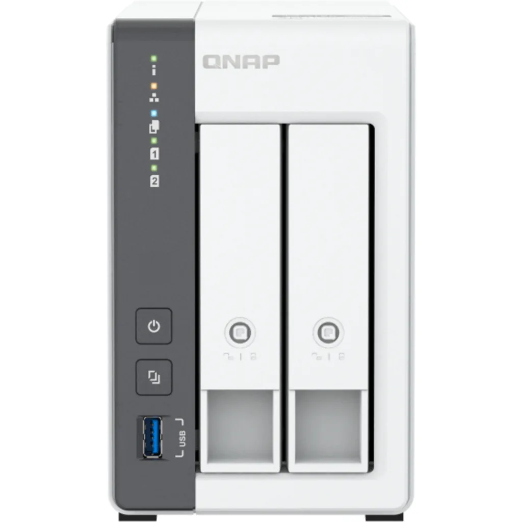 Imagen 1 de NAS QNAP TS-216G-US ARM Cortex A55 RAM 4GB 2*Bahias 3.5" HDD/SSD SATA