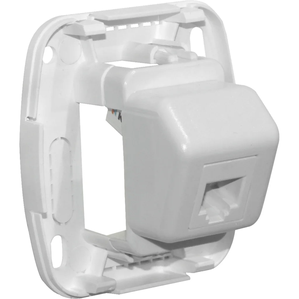 Imagen 1 de KALOP Roseta RJ11/RJ14 6P4C Telefono Sobrepuesta Tekna Blanca KS39656