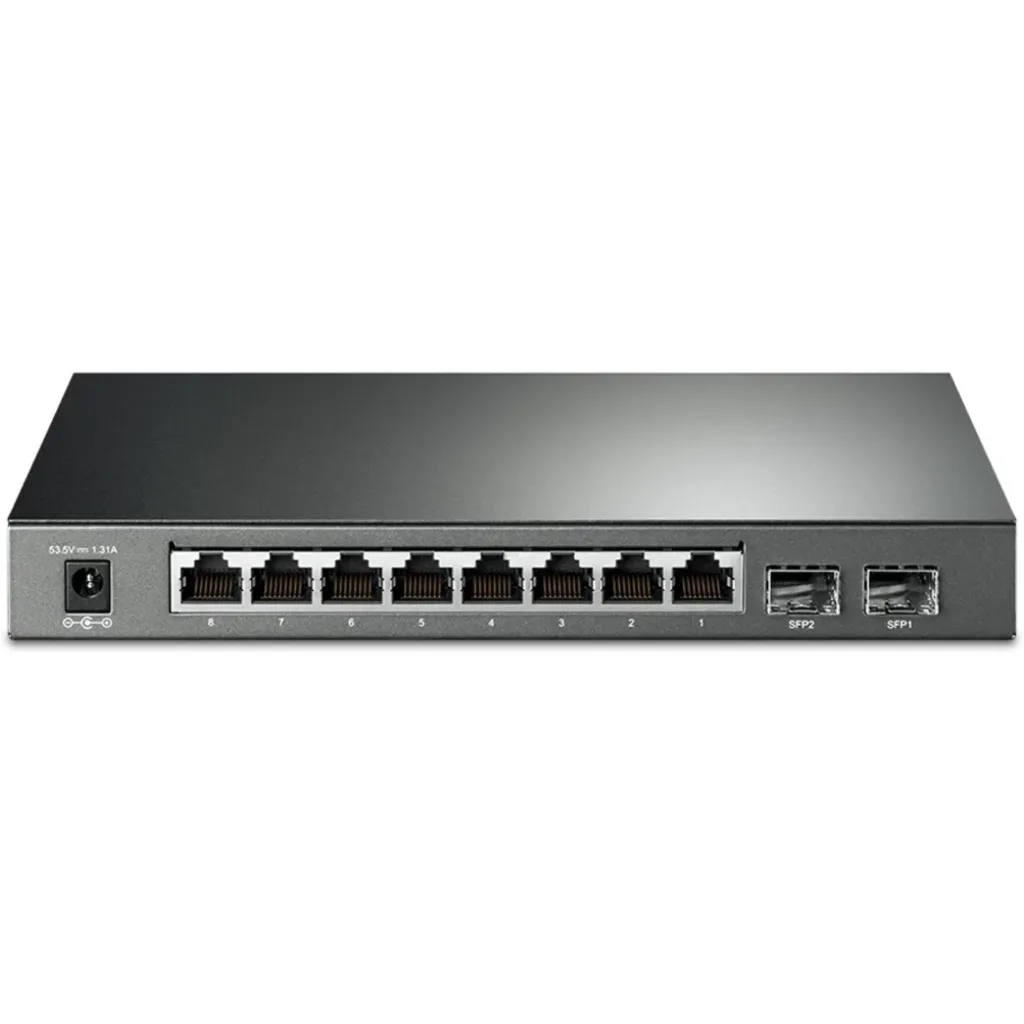 Switch Tp-Link TL-SG22 JetStream Smart de 8 puertos Gigabit PoE c/ 2 ranuras SFP