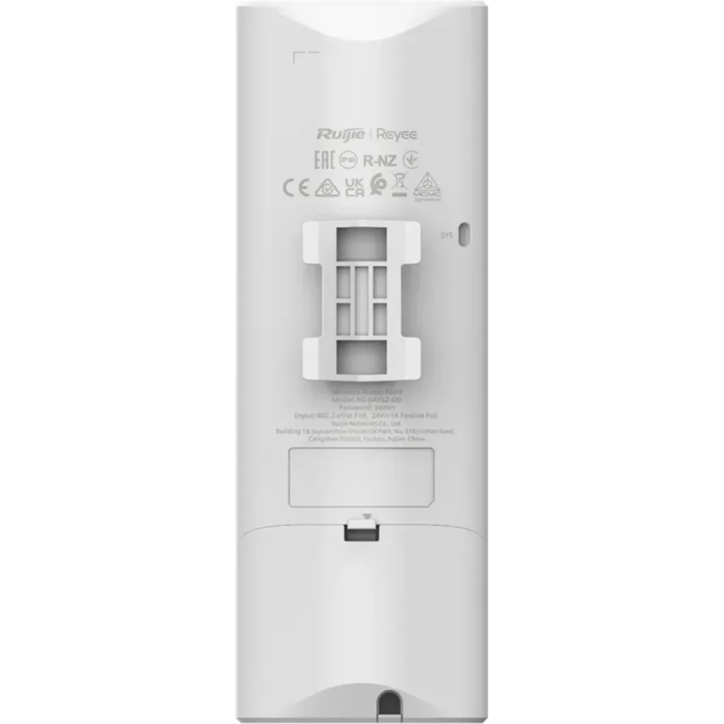 Imagen 5 de RG-RAP62-OD. Access Point de exterior Reyee doble banda Wi-Fi 6 AC 1267Mbps protección IP65 Mimo 2x2