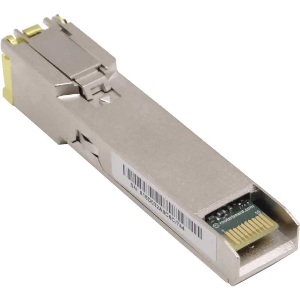 Imagen 2 de MIKROTIK SFP+10GBASE Cobre Modulo 10/100/1000/2500/5000/10000 RJ45