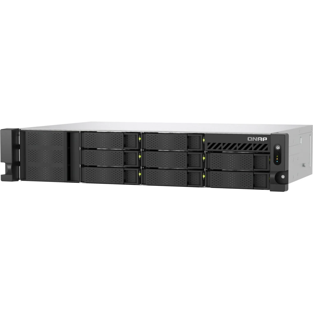 Imagen 1 de Servidor NAS QNAP TS-855EU-RP-8G Atom C5125 8GB Admite 2.5"/3.5" M.2 Rack 2U