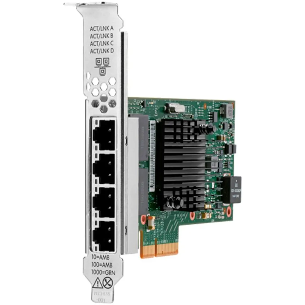 Tarjeta de Red Adapt. HPE BCM5719 Ethernet 4 puertos Base-T RJ-45 PCIe Gen 2.