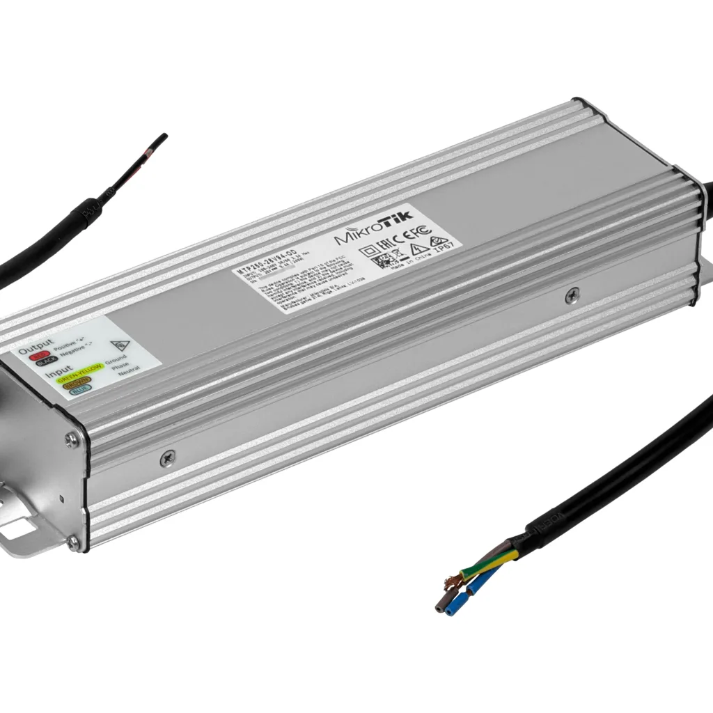 Imagen 3 de MIKROTIK 26V 250W Fuente Poder Exterio IP67 p/NetPower MTP250-26V94-OD