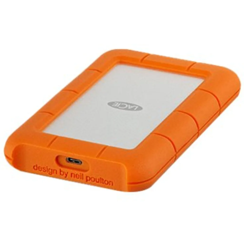 Disco Duro Externo LaCie Rugged 4TB 2.5" 5400 TRPM  USB-C USB 3.0 Win/Mac 