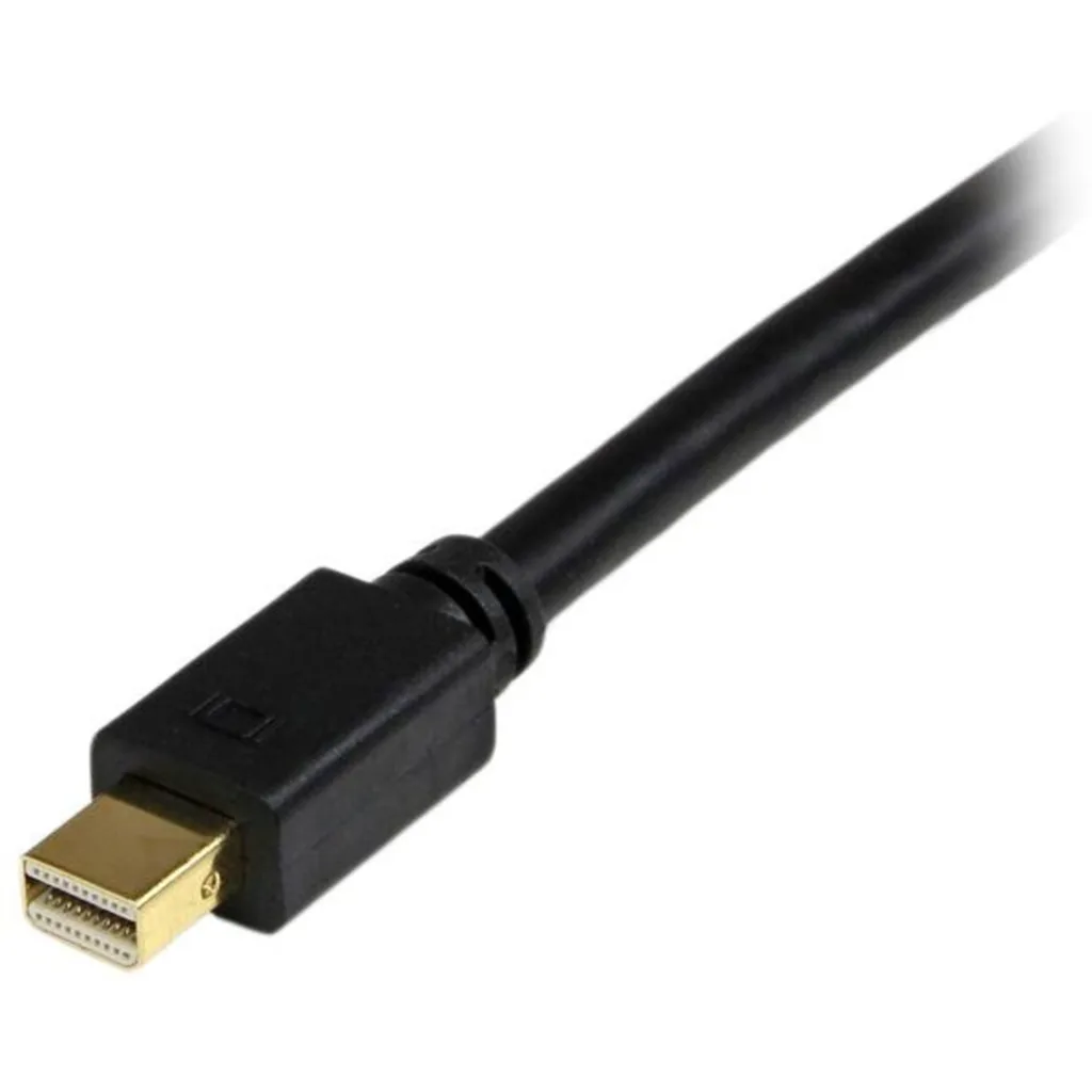 Imagen 3 de Cable Adaptador Mini DisplayPort a DVI-D M/M 1920*1200 91cm 3ft Pasivo Negro