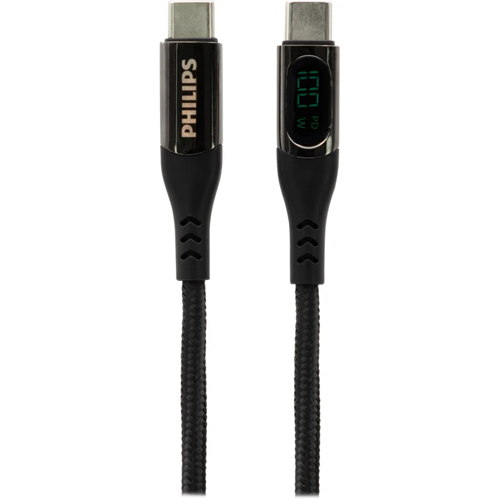 Imagen 2 de DLPC9100B CABLE PHILIPS USB-C A USB-C C/PANTALLA 1M 100W MAX