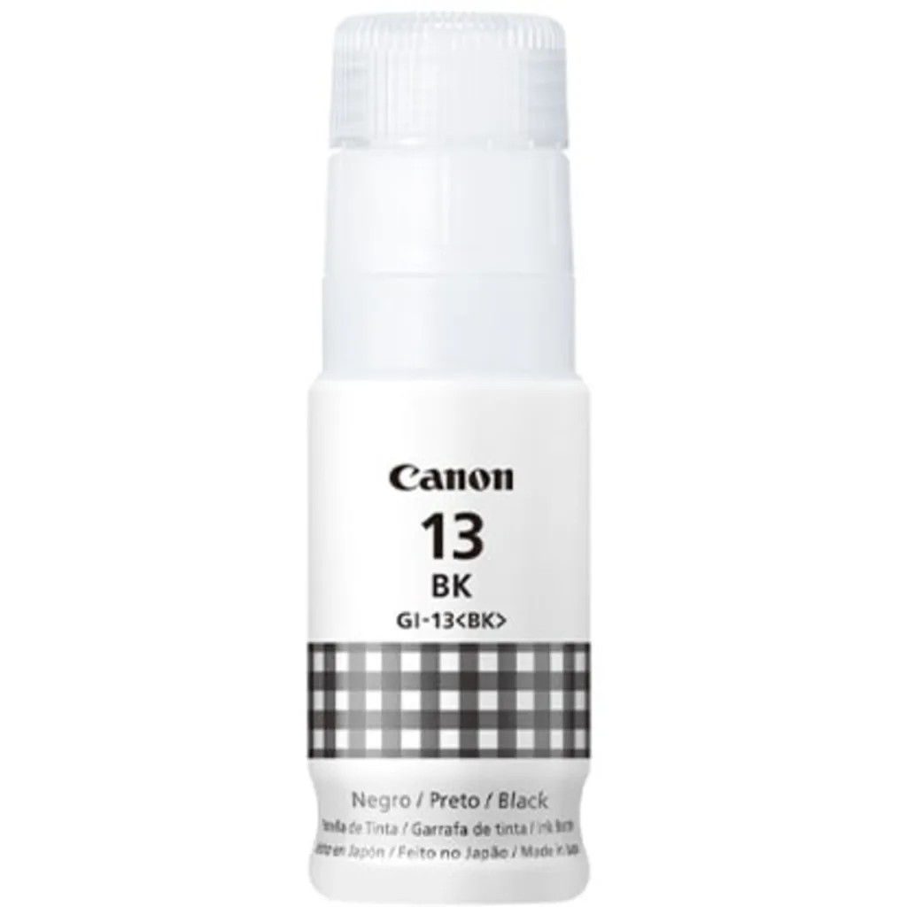 Botella de Tinta Canon GI-13 NEGRO para Pixma G510 Pixma G610, 60ml