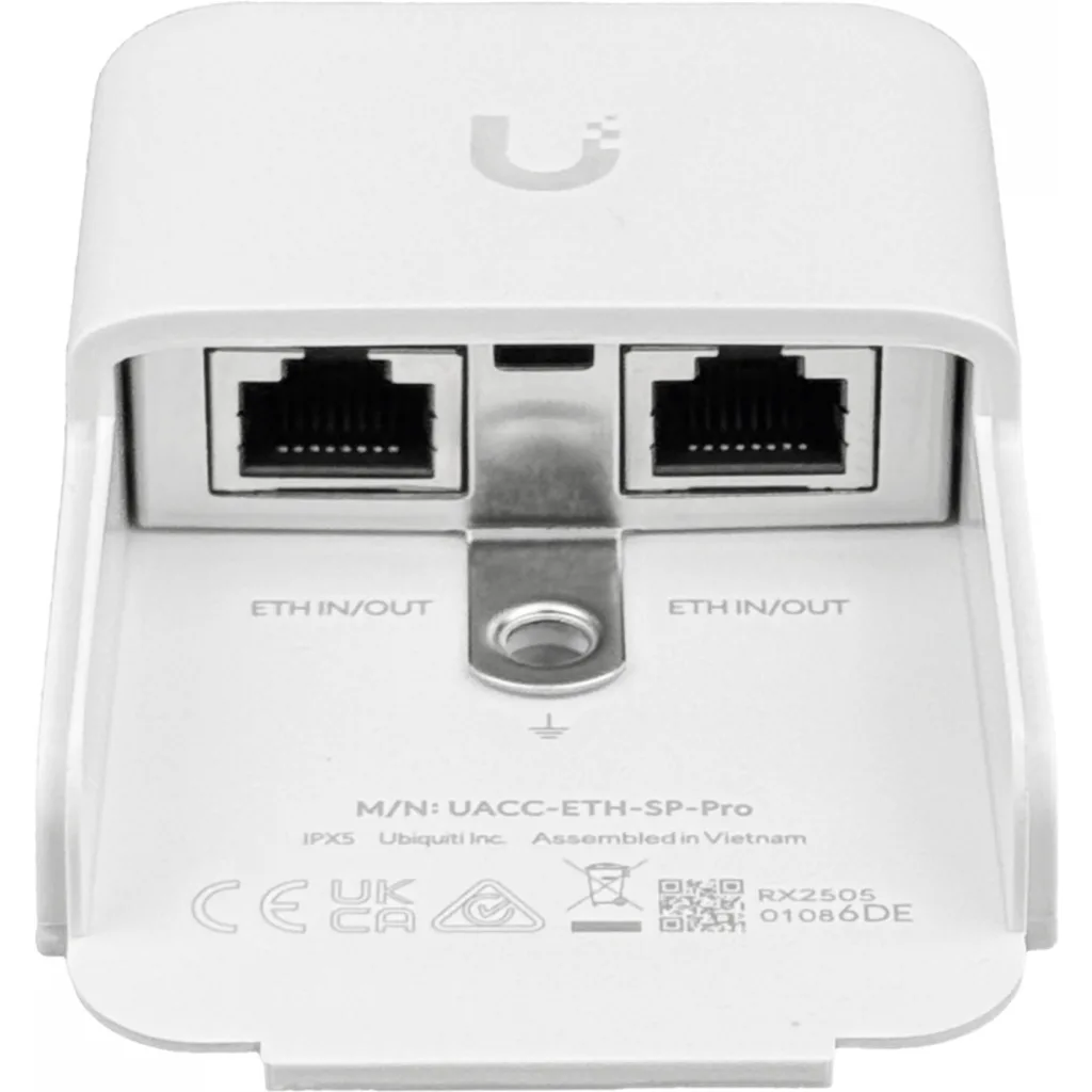 UBIQUITI 10Gbps PoE++ 20kA Exterior Protector Sobretension 2-RJ45