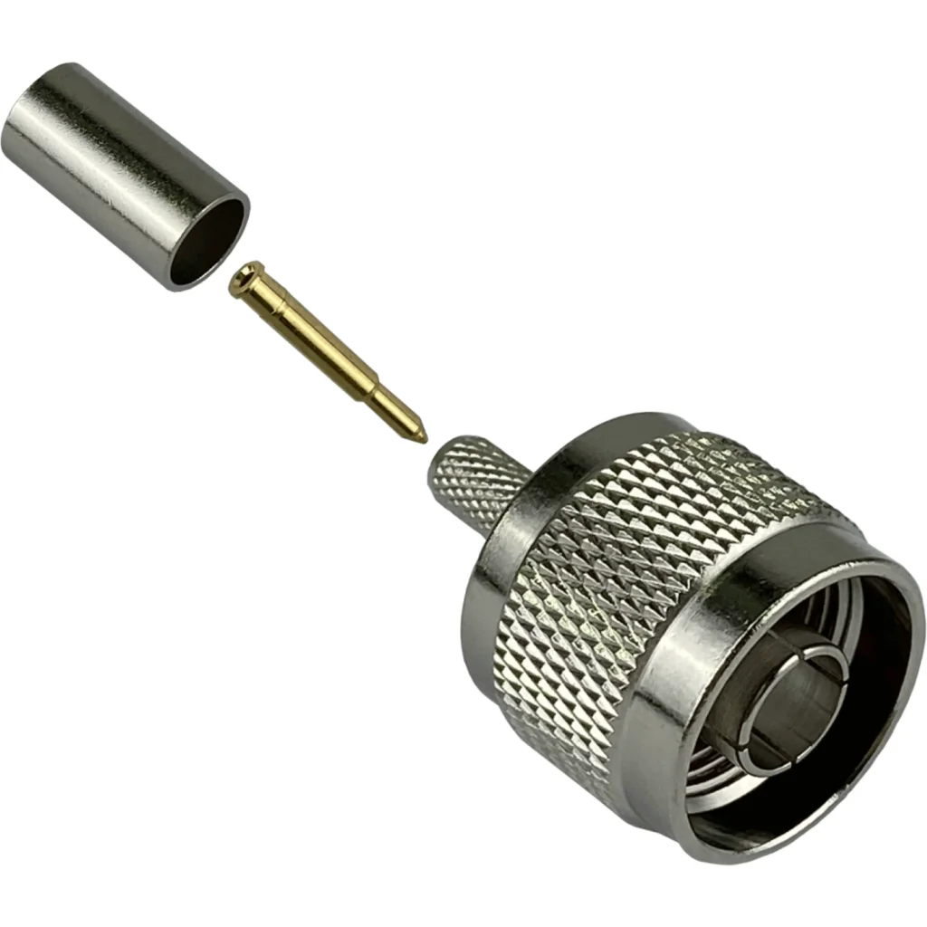 Imagen 2 de N-Macho LMR195 RG58 Conector Crimpeable Serie-195