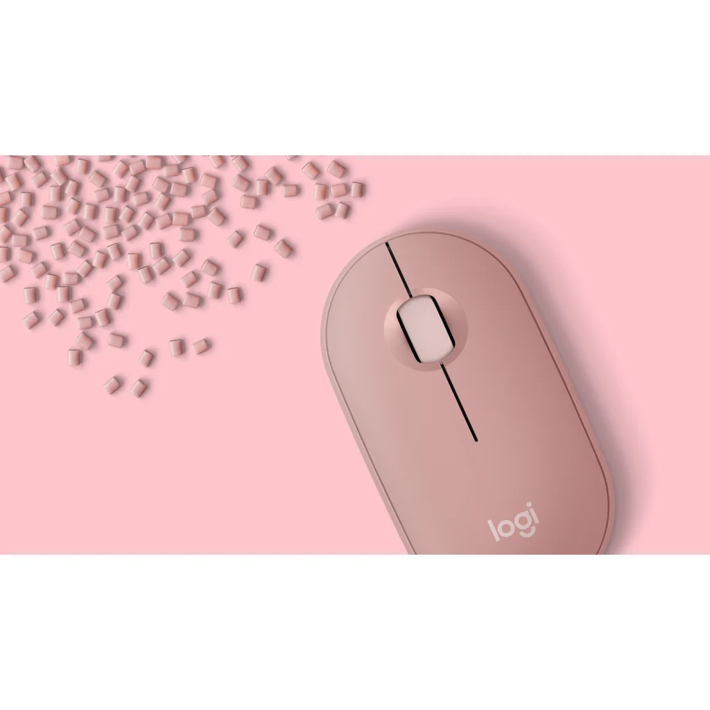 Imagen 5 de Mouse Inalámbrico Logitech Pebble 2 M350S, Óptico 4000DPI 3 Botones Rosado