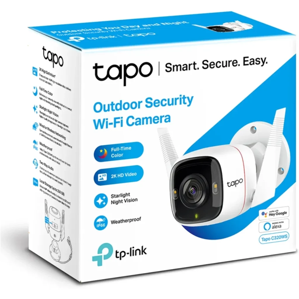 Imagen 3 de Cámara Bullet TP-Link Tapo C320WS, Wi-Fi para exterior, 24/7 Full Color