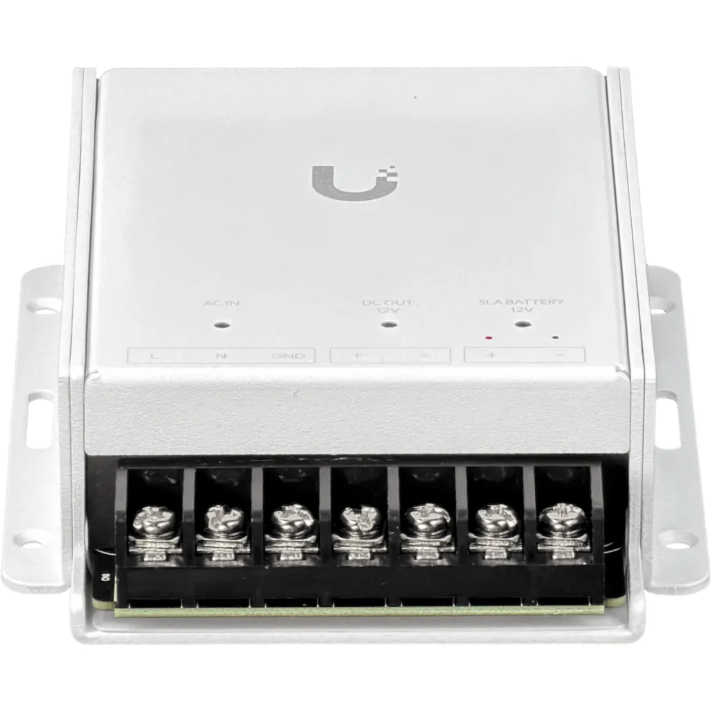 UBIQUITI 12VDC 5A 80W Fuente-Poder 100-240VAC Respaldo-12Vdc-Bateria