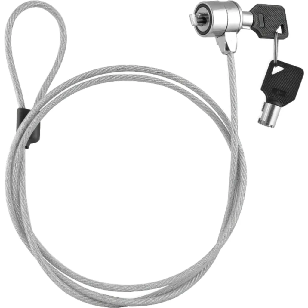 Imagen 1 de Cable de Seguridad con Llave XTech XTA-111 para Computador Portátil Largo 1.8mt