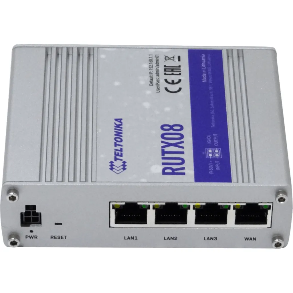 Imagen 5 de Teltonika Router industrial Ethernet con VPN y funciones avanzadas de seguridad para redes críticas.