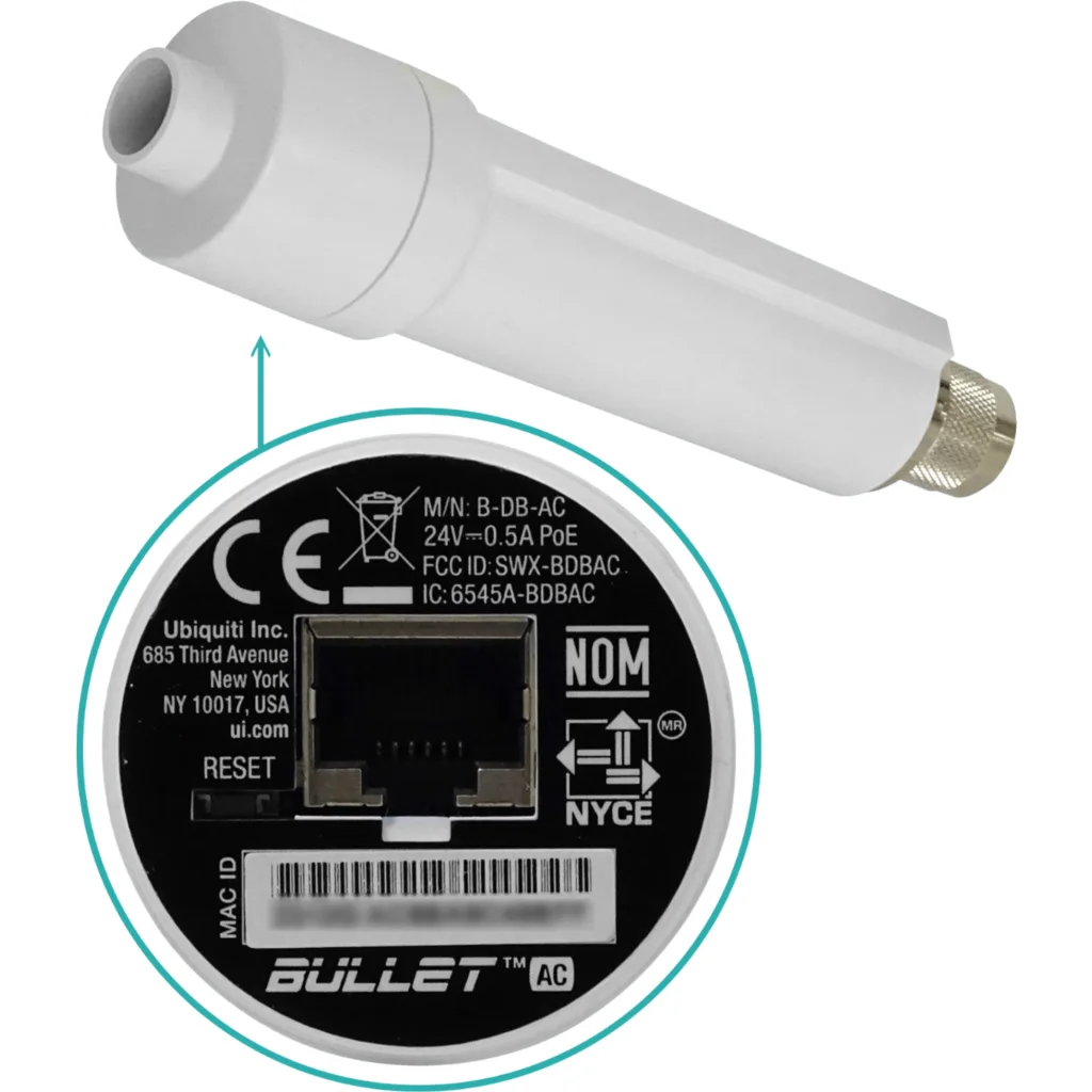 UBIQUITI 2,4/5GHz AP Exterior req/PoE-15-24V req-Antena 1-N-M B-DB-AC