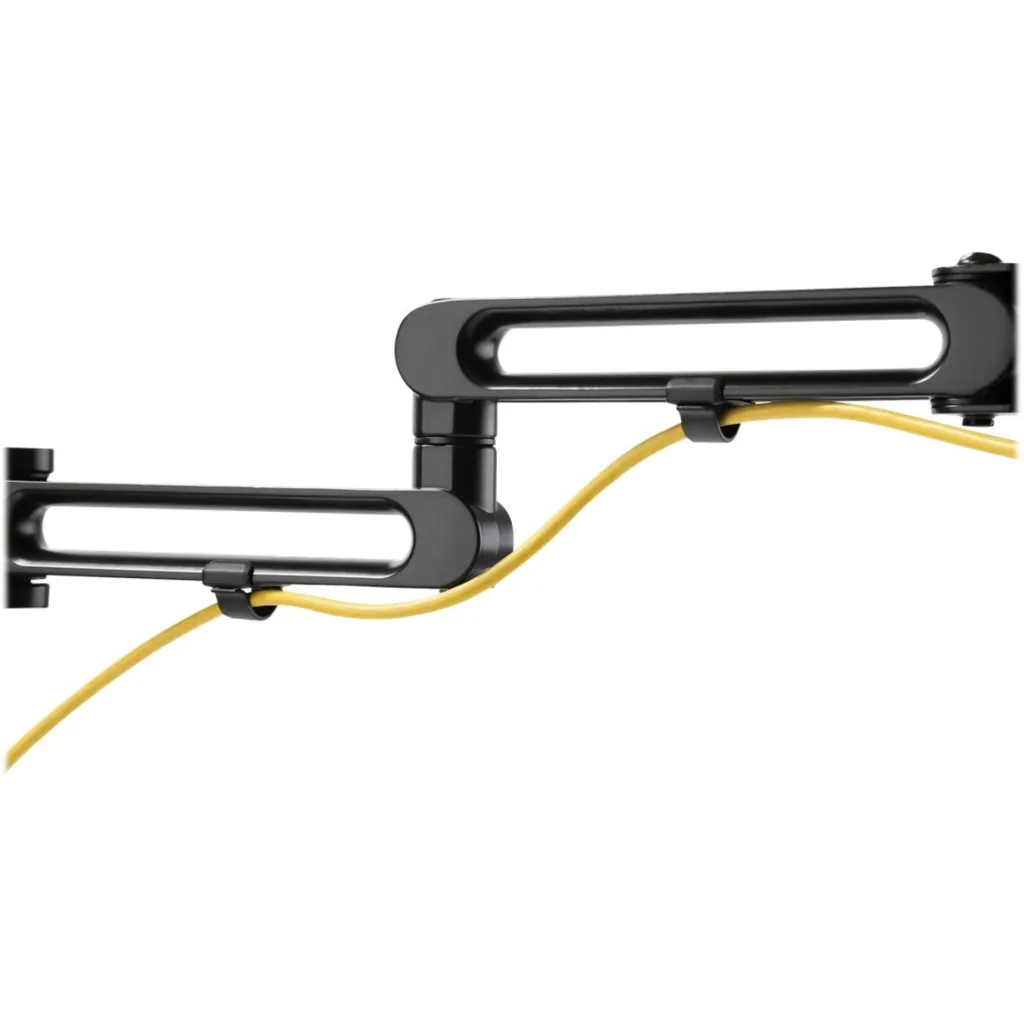 Imagen 1 de StarTech.com Brazo de Soporte para Monitor - Articulado - de Aluminio - para Monitores VESA de hasta 32IN - con Dos Brazos Giratorios - Mount para 2 monitores (brazo ajustable) - aluminio - negro - tamaño de pantalla: hasta 32" - montable en escritorio