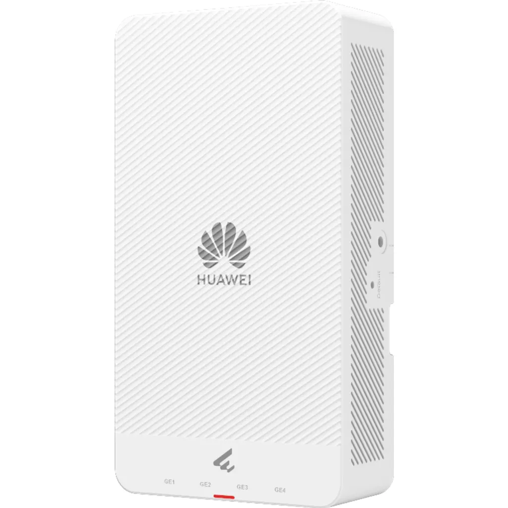 Imagen 2 de AP265E. AP de pared Huawei eKit Wifi 6 con velocidad de 2.975 Gbps con doble banda se recomienda para 64 usuarios concurrentes cuenta con 4 puerto de 1GE y un alcance optimo de 13m